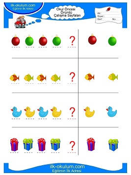 Çocuklar İçin toplam işlemi yaprak testleri 